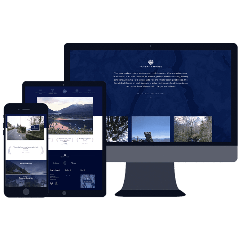 travel website designers